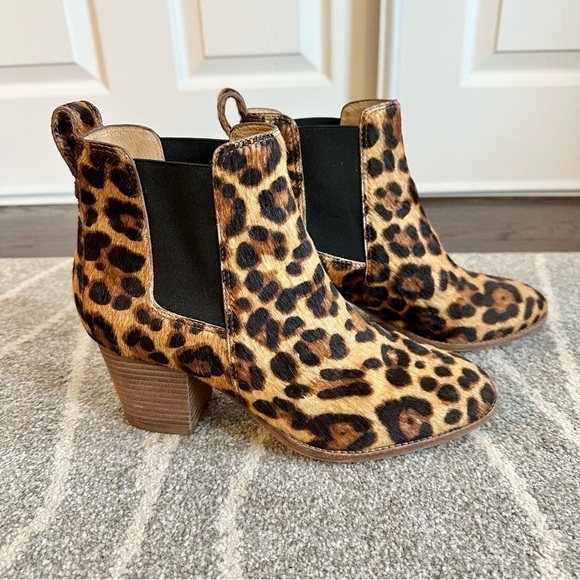 Madewell The Laura Chelsea Bootie in Spotted Calf Hair - Picture 4 of 12